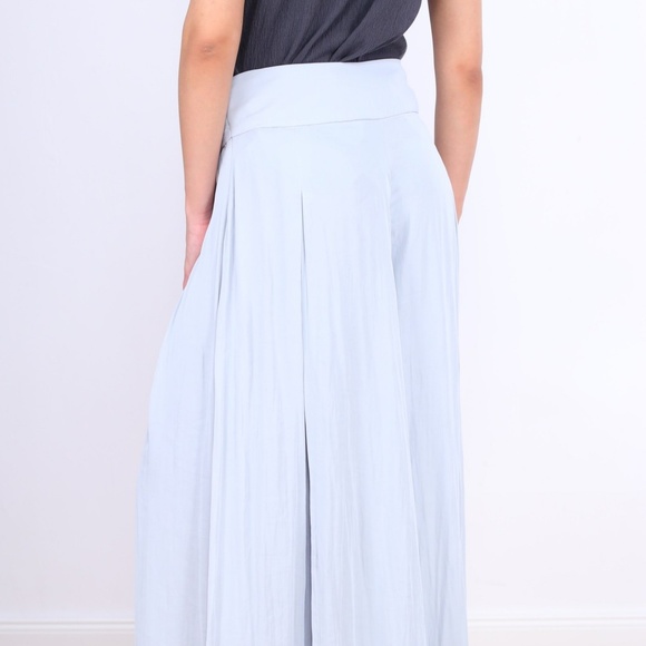 baby blue palazzo pants